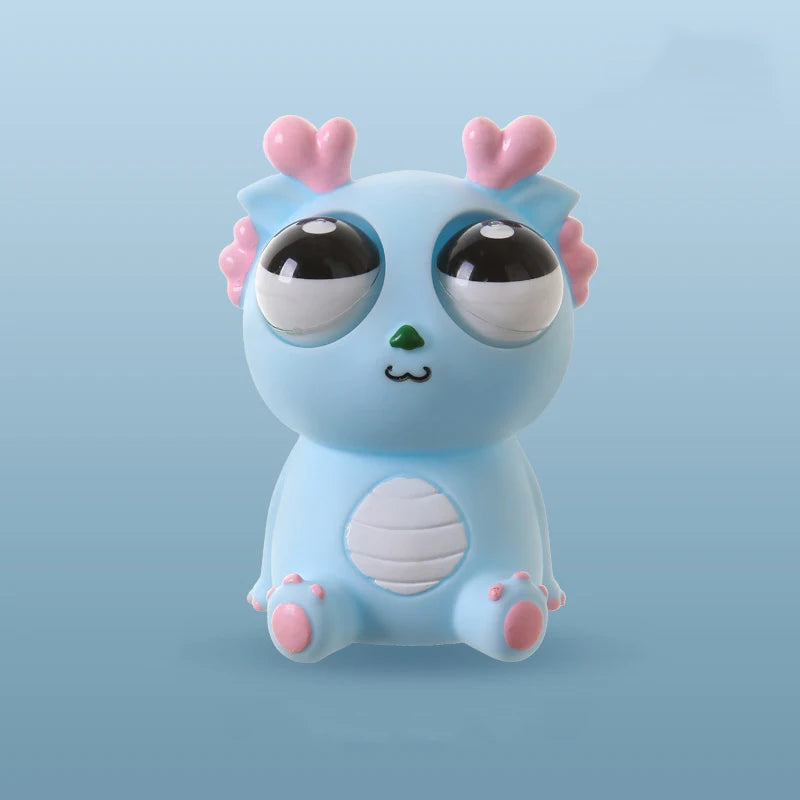 Squeeze Stress Relief Toy – Funny Dragon with Popping Eyeballs