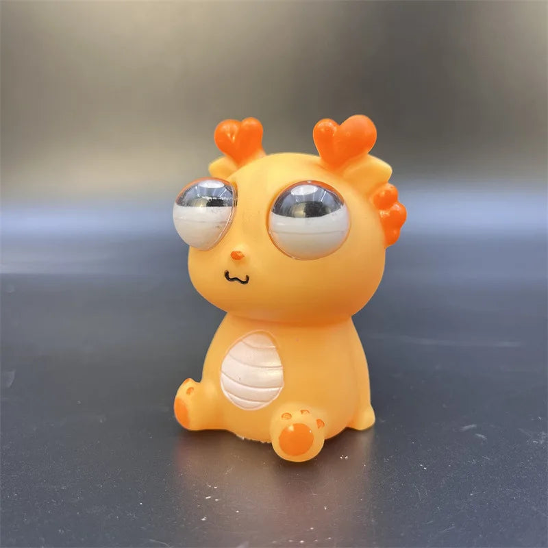 Squeeze Stress Relief Toy – Funny Dragon with Popping Eyeballs