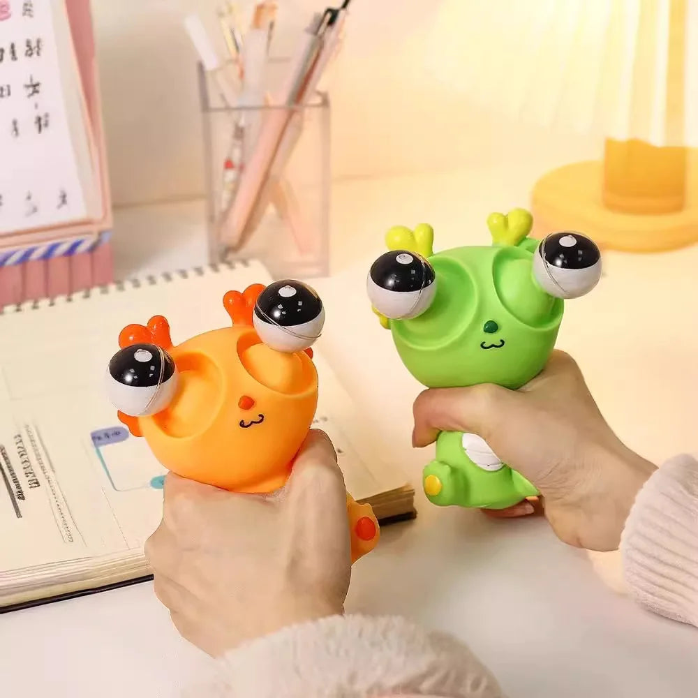 Squeeze Stress Relief Toy – Funny Dragon with Popping Eyeballs