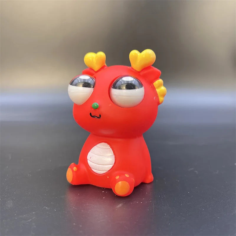 Squeeze Stress Relief Toy – Funny Dragon with Popping Eyeballs