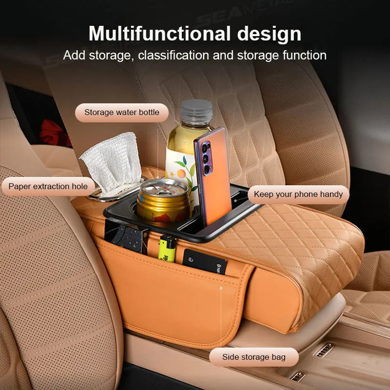 Comfort Armrest Cushion & Organizer
