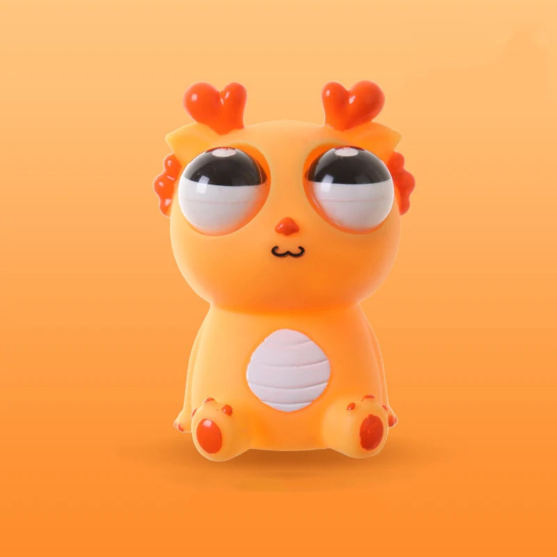 Squeeze Stress Relief Toy – Funny Dragon with Popping Eyeballs