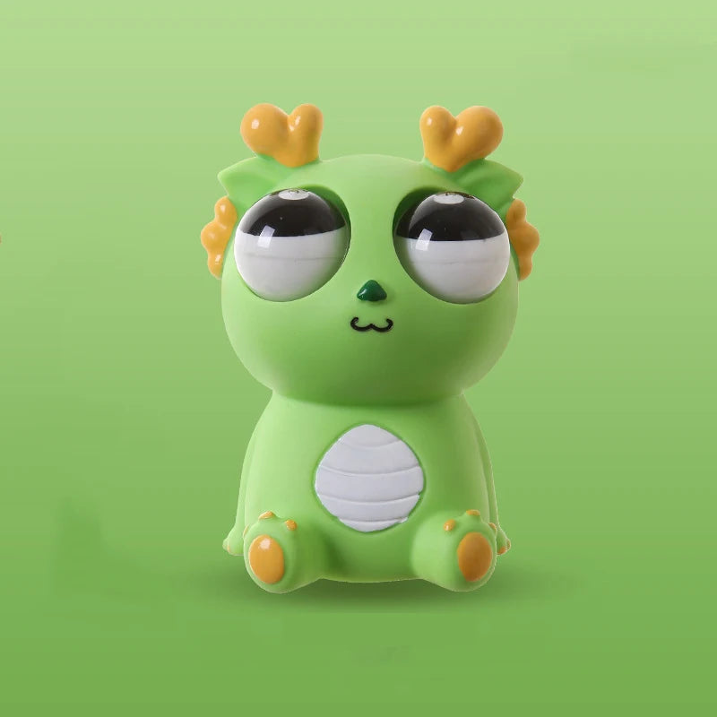 Squeeze Stress Relief Toy – Funny Dragon with Popping Eyeballs