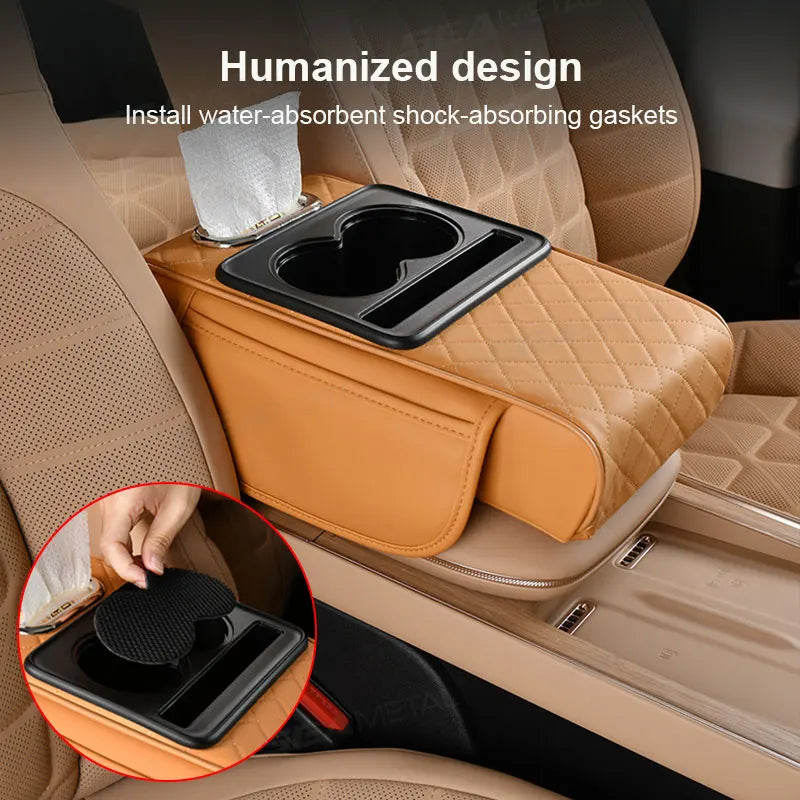 Comfort Armrest Cushion & Organizer